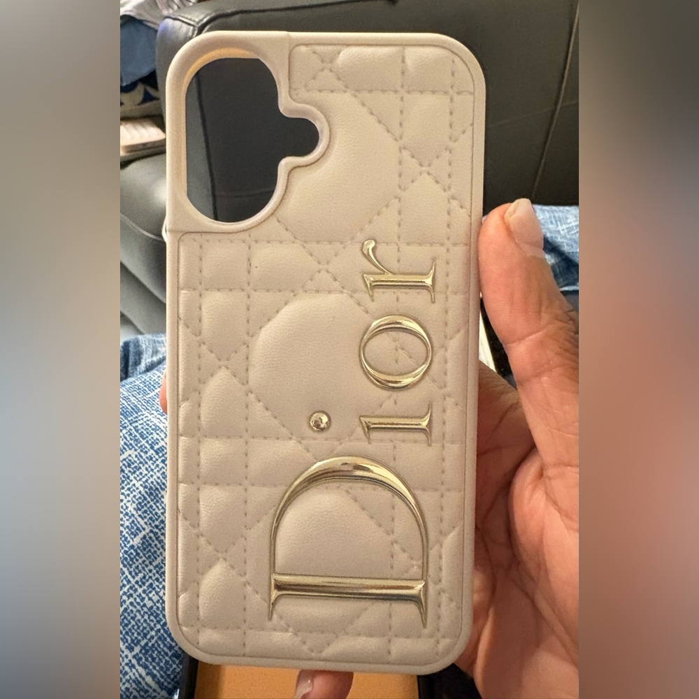 Dior Quilted Beige Phone Case